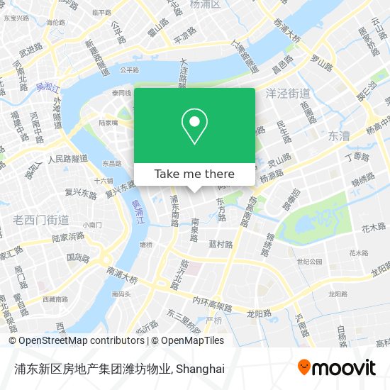 浦东新区房地产集团潍坊物业 map
