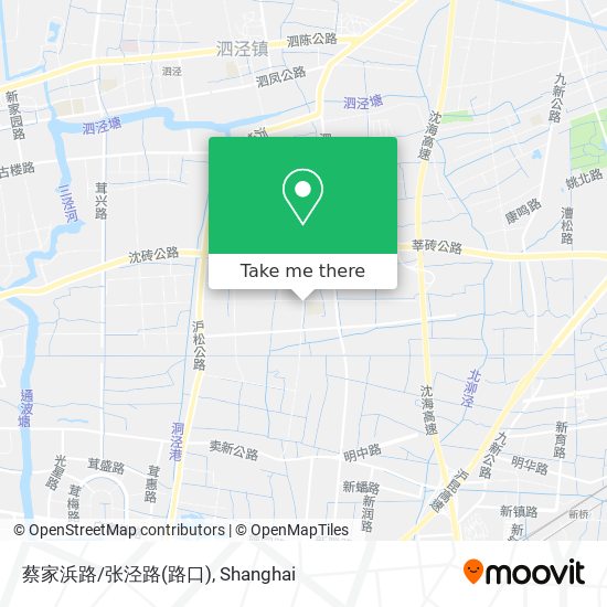 蔡家浜路/张泾路(路口) map