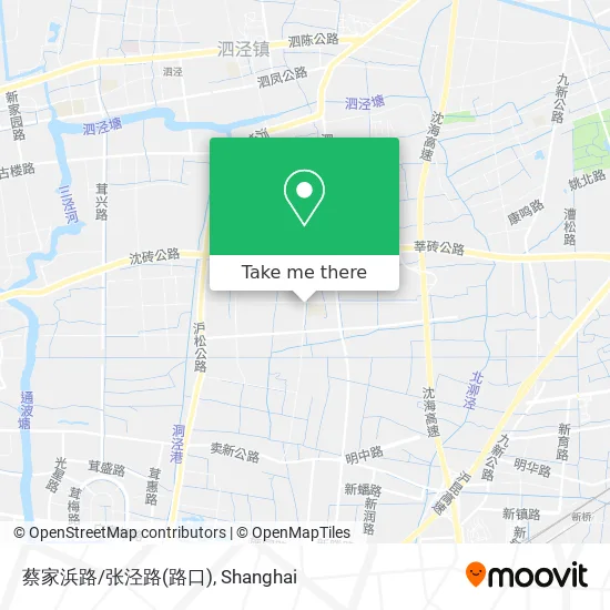 蔡家浜路/张泾路(路口) map