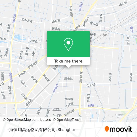 上海恒翔昌运物流有限公司 map