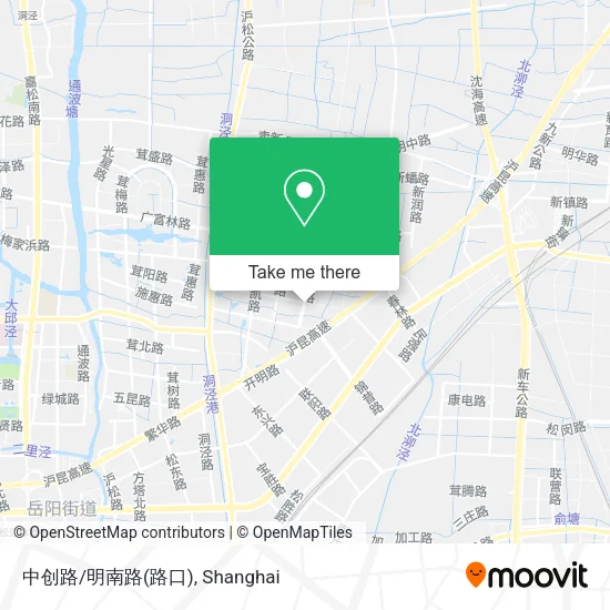 中创路/明南路(路口) map
