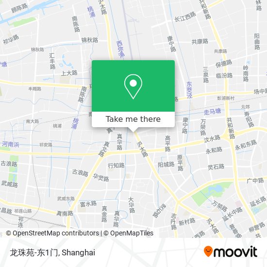 龙珠苑-东1门 map