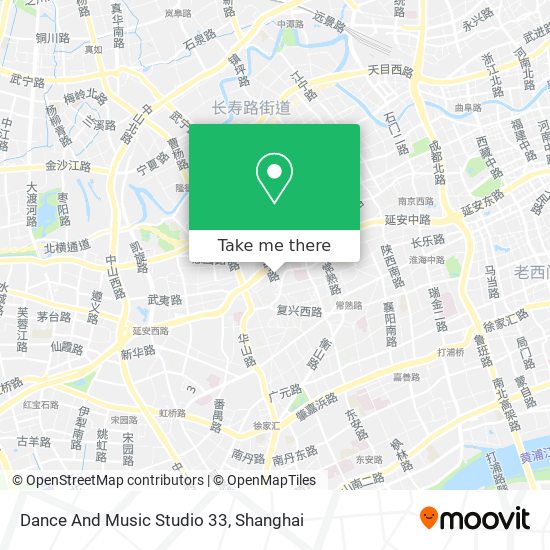 Dance And Music Studio 33 map
