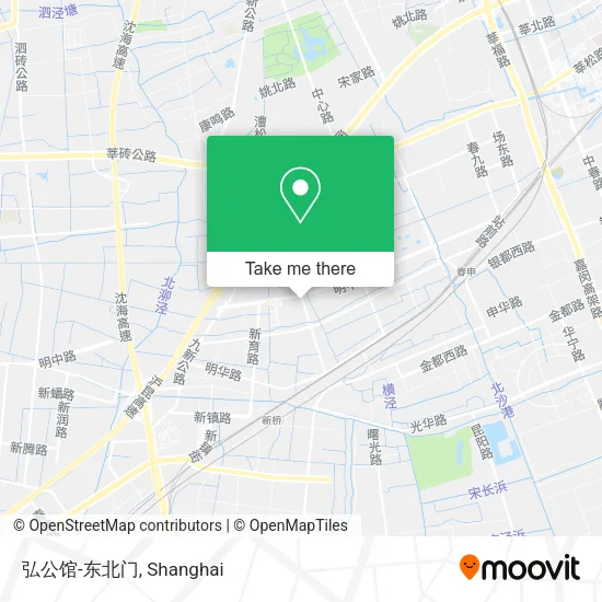 弘公馆-东北门 map