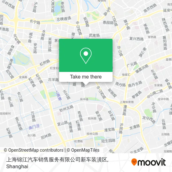 上海锦江汽车销售服务有限公司新车装潢区 map