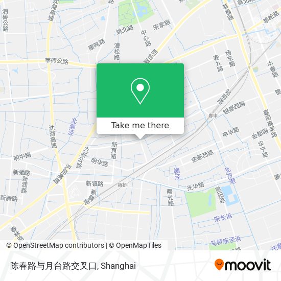 陈春路与月台路交叉口 map