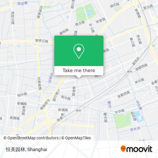 恒美园林 map