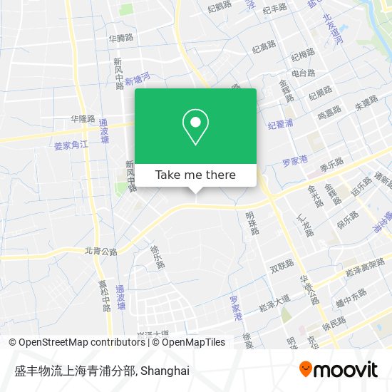 盛丰物流上海青浦分部 map