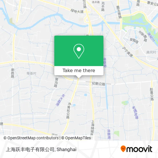 上海跃丰电子有限公司 map