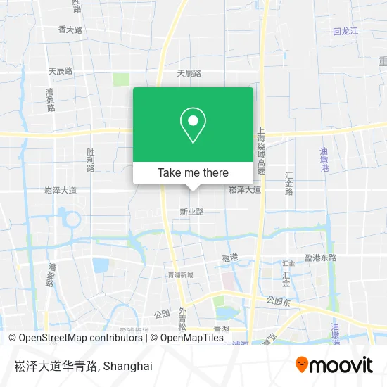 崧泽大道华青路 map