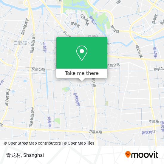 青龙村 map
