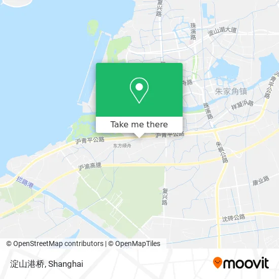淀山港桥 map