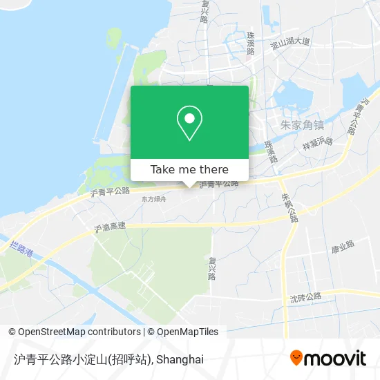 沪青平公路小淀山(招呼站) map