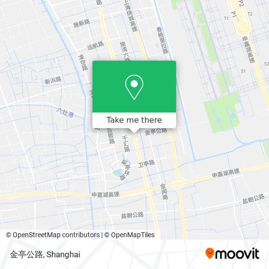 金亭公路 map