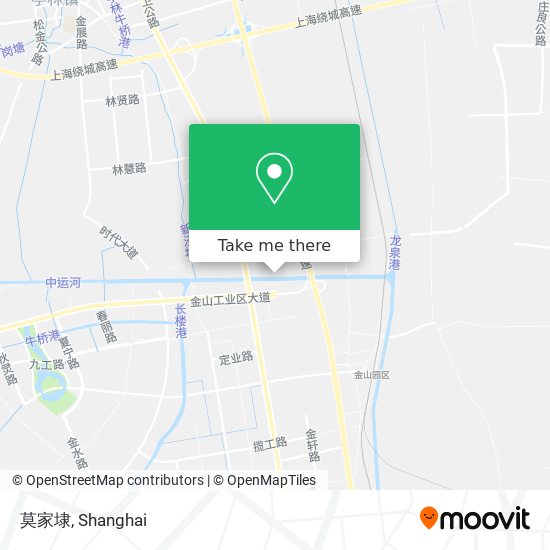 莫家埭 map