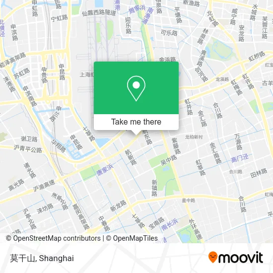 莫干山 map