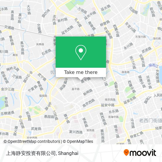 上海静安投资有限公司 map