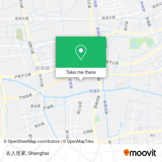 名人世家 map