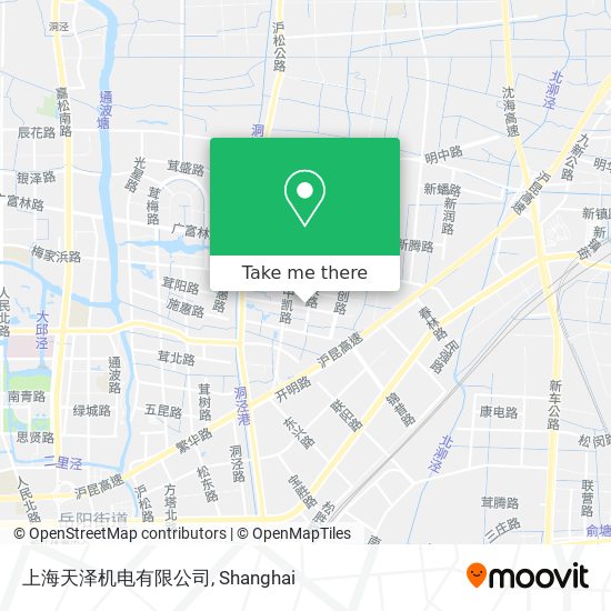 上海天泽机电有限公司 map