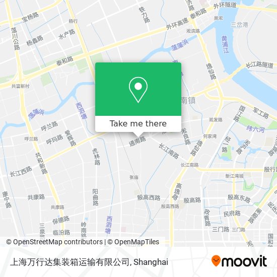 上海万行达集装箱运输有限公司 map
