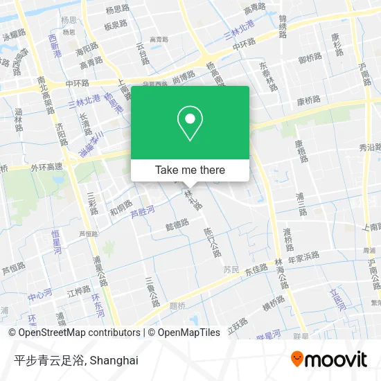 平步青云足浴 map