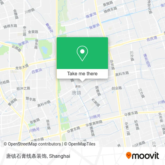 唐镇石膏线条装饰 map