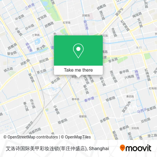 艾洛诗国际美甲彩妆连锁(莘庄仲盛店) map