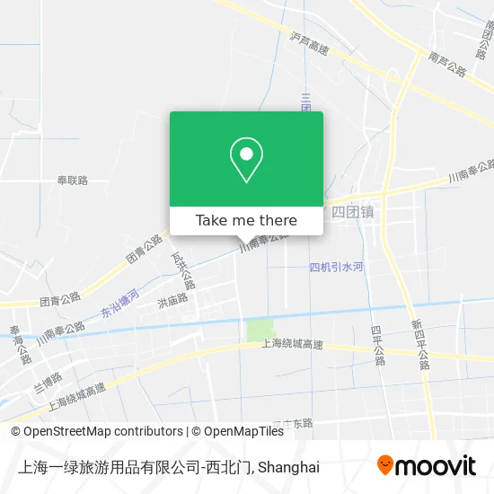 上海一绿旅游用品有限公司-西北门 map