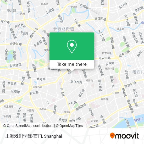 上海戏剧学院-西门 map