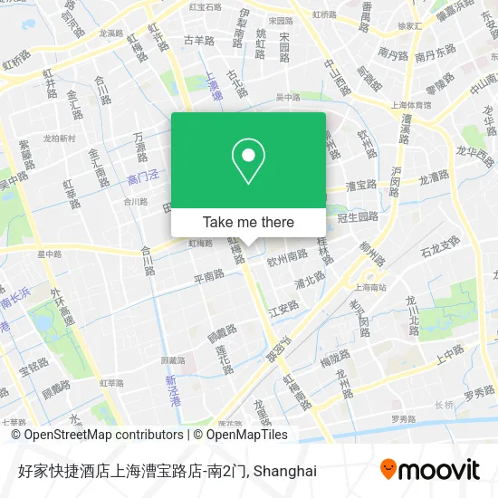 好家快捷酒店上海漕宝路店-南2门 map