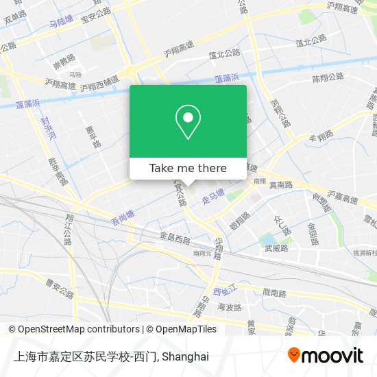 上海市嘉定区苏民学校-西门 map