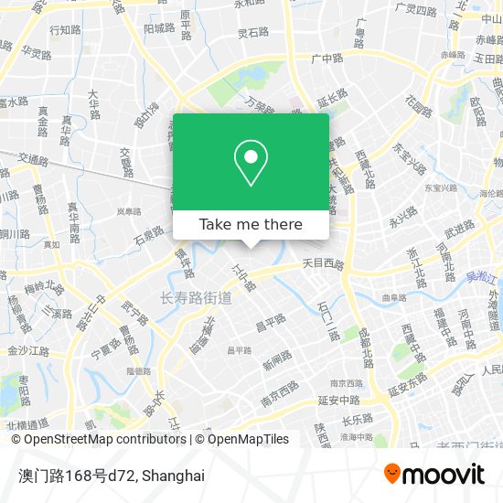 澳门路168号d72 map