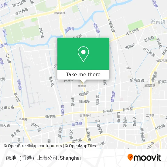 绿地（香港）上海公司 map