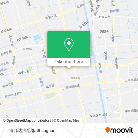 上海邦达汽配部 map