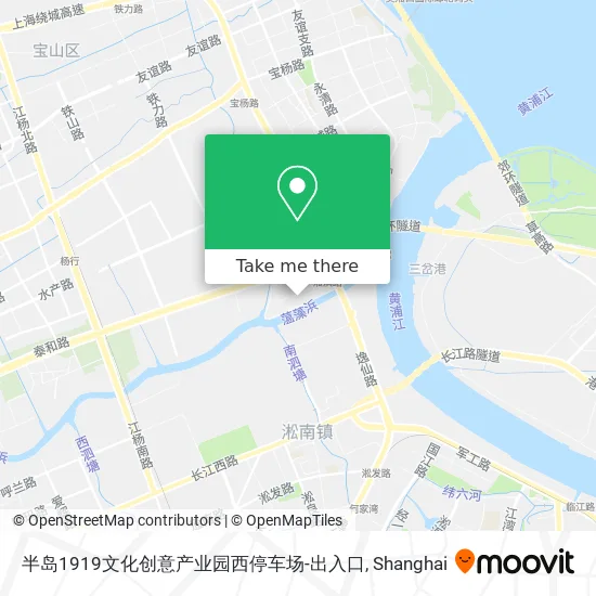 半岛1919文化创意产业园西停车场-出入口 map