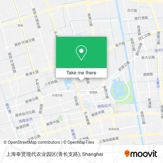 上海奉贤现代农业园区(青长支路) map