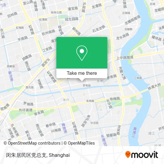 闵朱居民区党总支 map