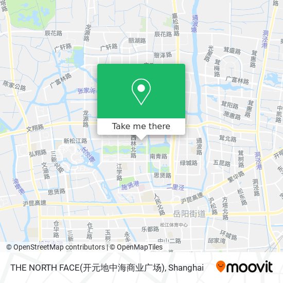 THE NORTH FACE(开元地中海商业广场) map