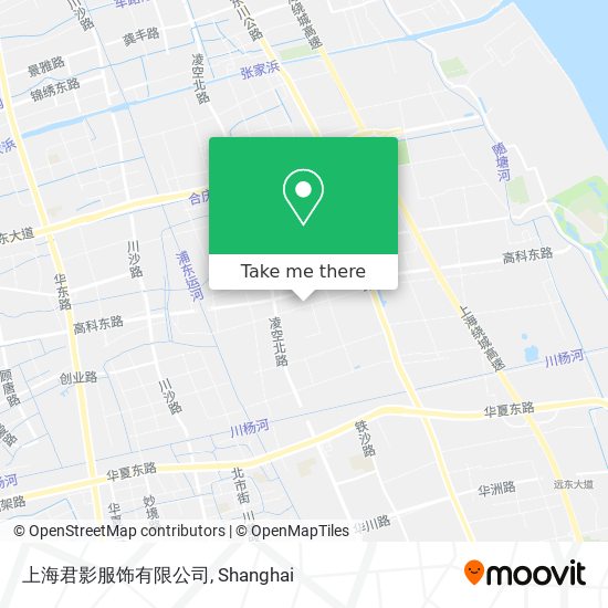 上海君影服饰有限公司 map