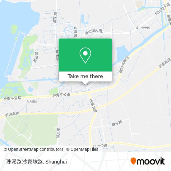 珠溪路沙家埭路 map