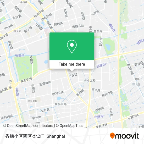 香楠小区西区-北2门 map