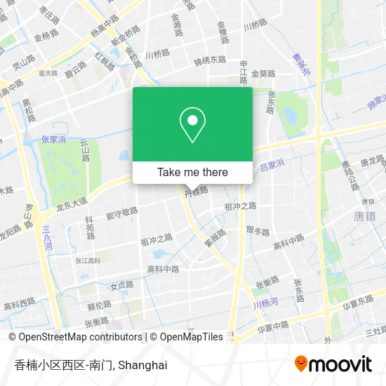 香楠小区西区-南门 map