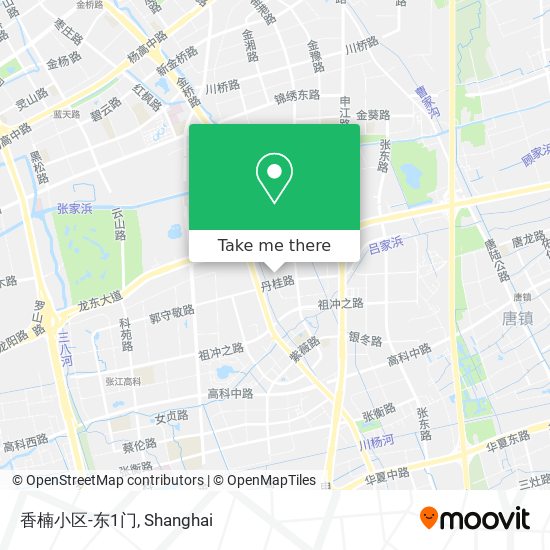 香楠小区-东1门 map