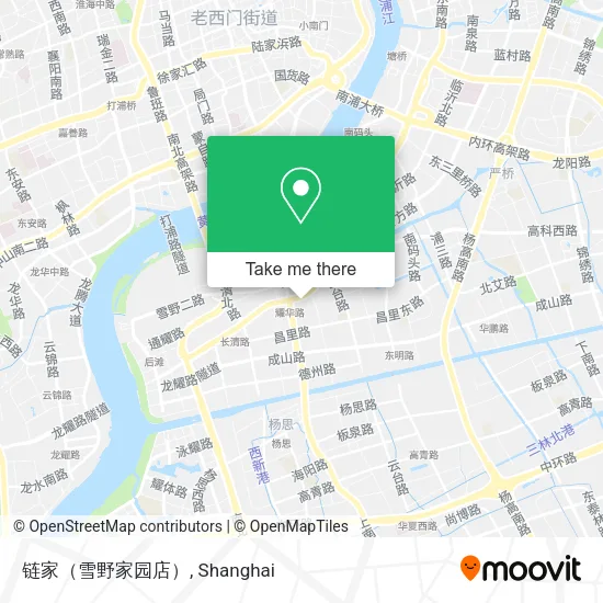 链家（雪野家园店） map