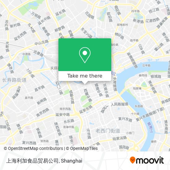 上海利加食品贸易公司 map