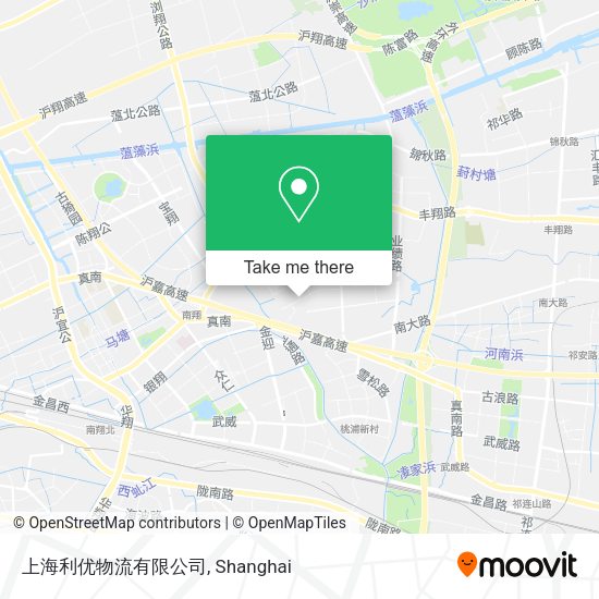 上海利优物流有限公司 map