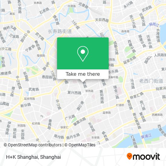 H+K Shanghai map