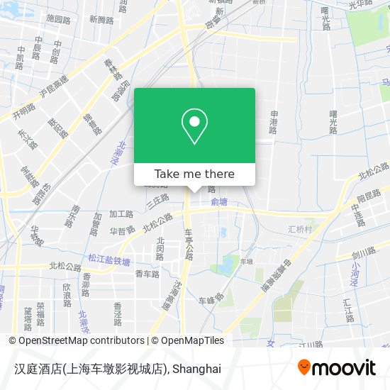 汉庭酒店(上海车墩影视城店) map