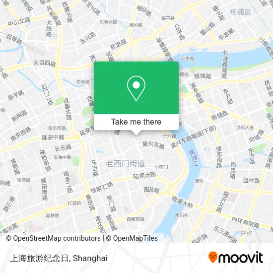 上海旅游纪念日 map