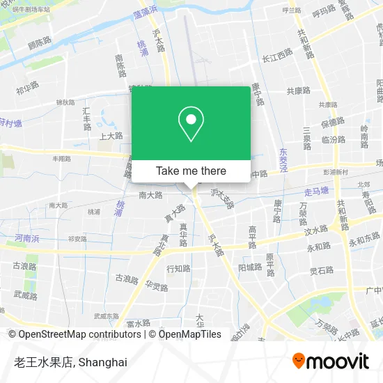 老王水果店 map